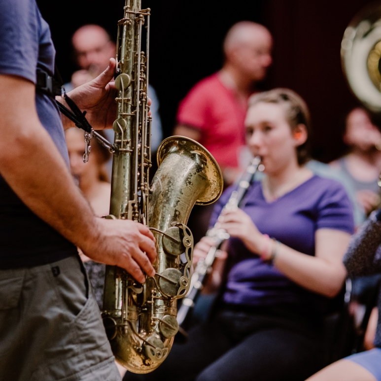 Restitution stage Brass Band