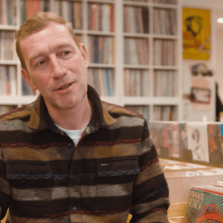 Séance d'écoute de vinyles avec Pierre-Olivier Leclercq